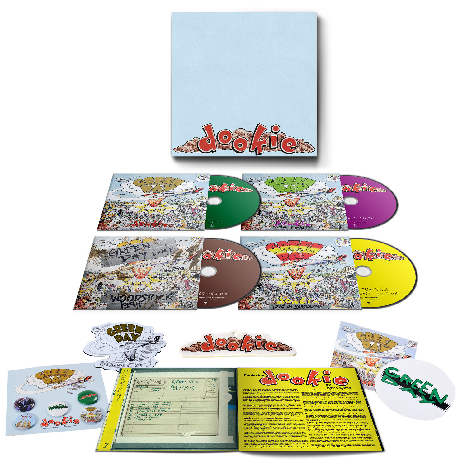Dookie 30th Anniversary 4CD | Green Day Official Store
